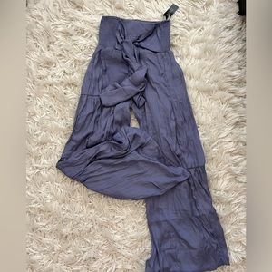Brand new with tags satin high waisted bell bottom pants